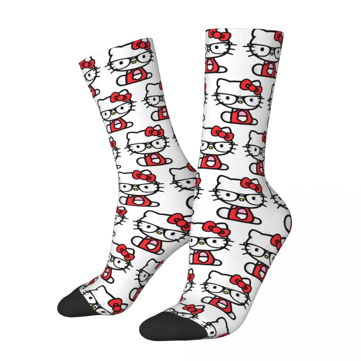 Autumn Winter Cool Women Men Hello Kitty Dear Daniel Valentine Socks Breathable Crew Socks