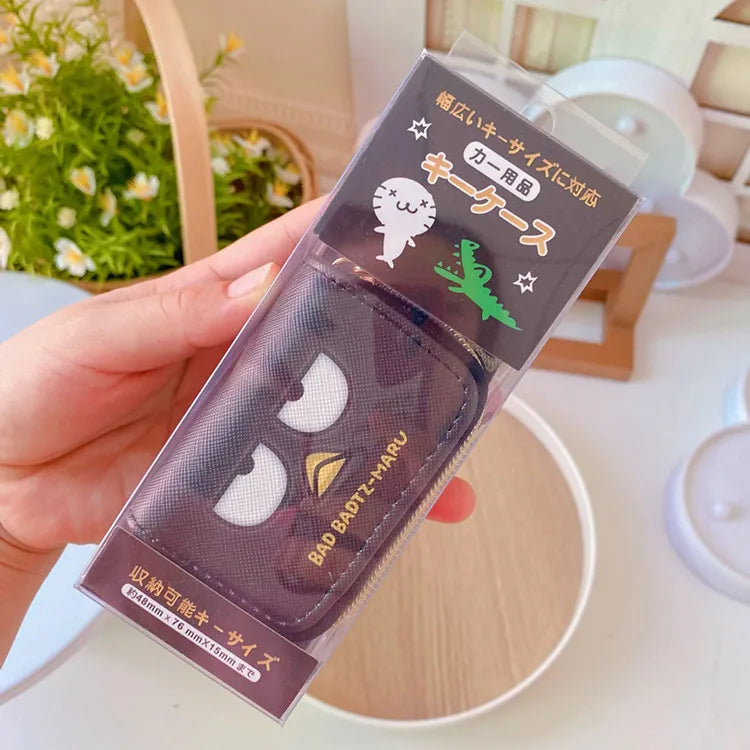 Cute Hello Kitty Cartoon Multifunctional Leather Coin Purse 3d Key Case Pu Zipper Cartoon Car Key Case Cute Key Holder Gift